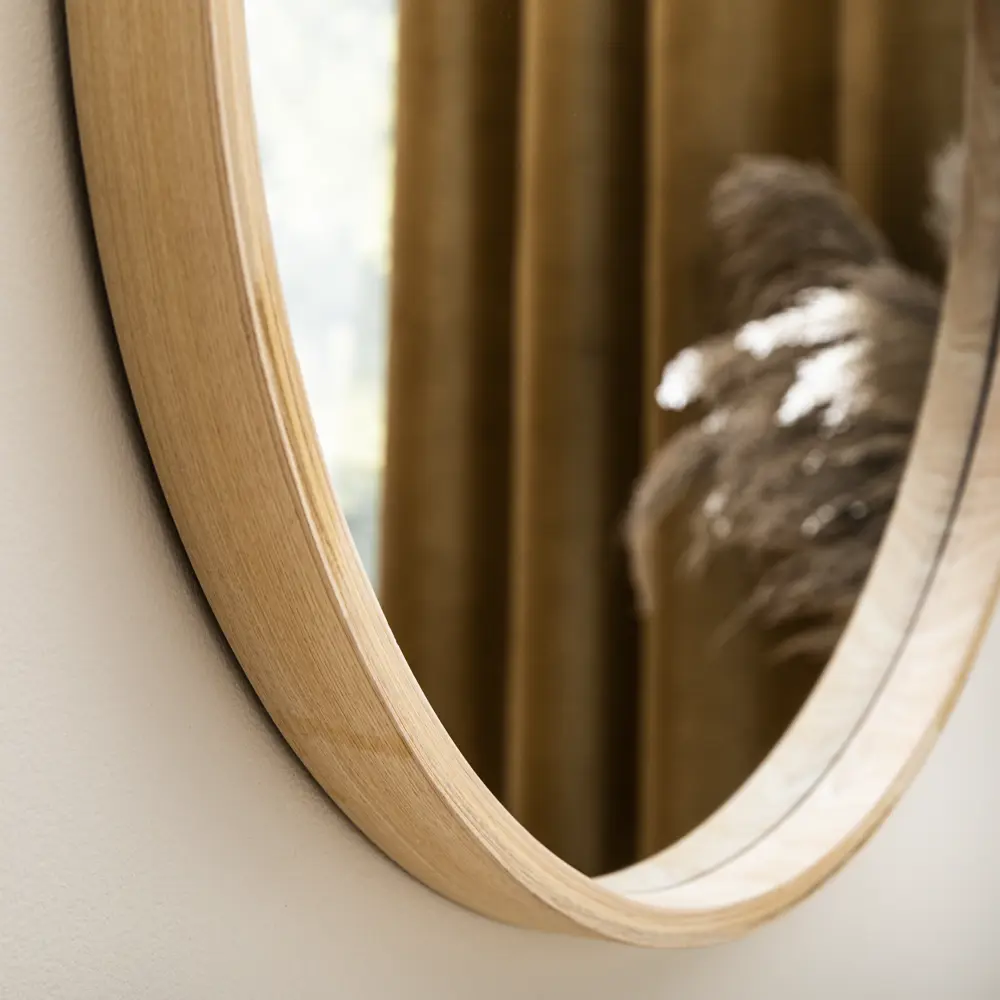 Зеркало Inspire Nordik круглое настенное 62 см в серебристом оформлении 84466750 STLM-0050454 - Вид №4