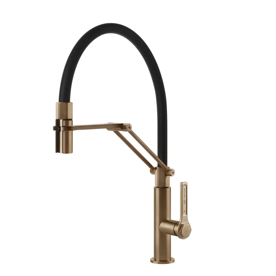 Смеситель для раковины 60055 726 Gessi Officine gessi ТЕПЛАЯ БРОНЗА BR. PVD 60055726