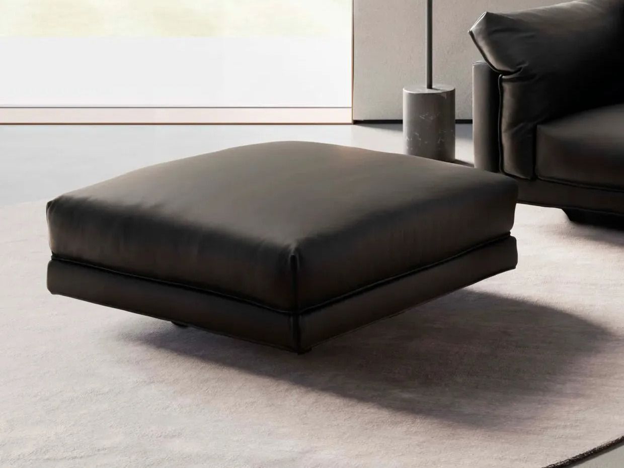 Кожаный пуф VALENTINI Charles ARCH-00119256