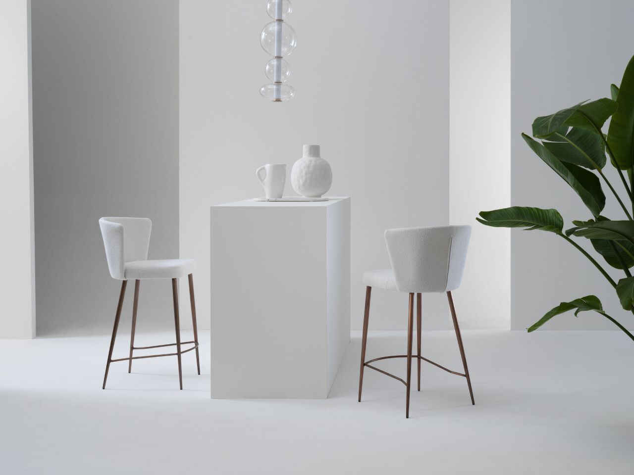 Высокий кожаный стул Julia Italia Афина ARCH-00026766 - Вид №6