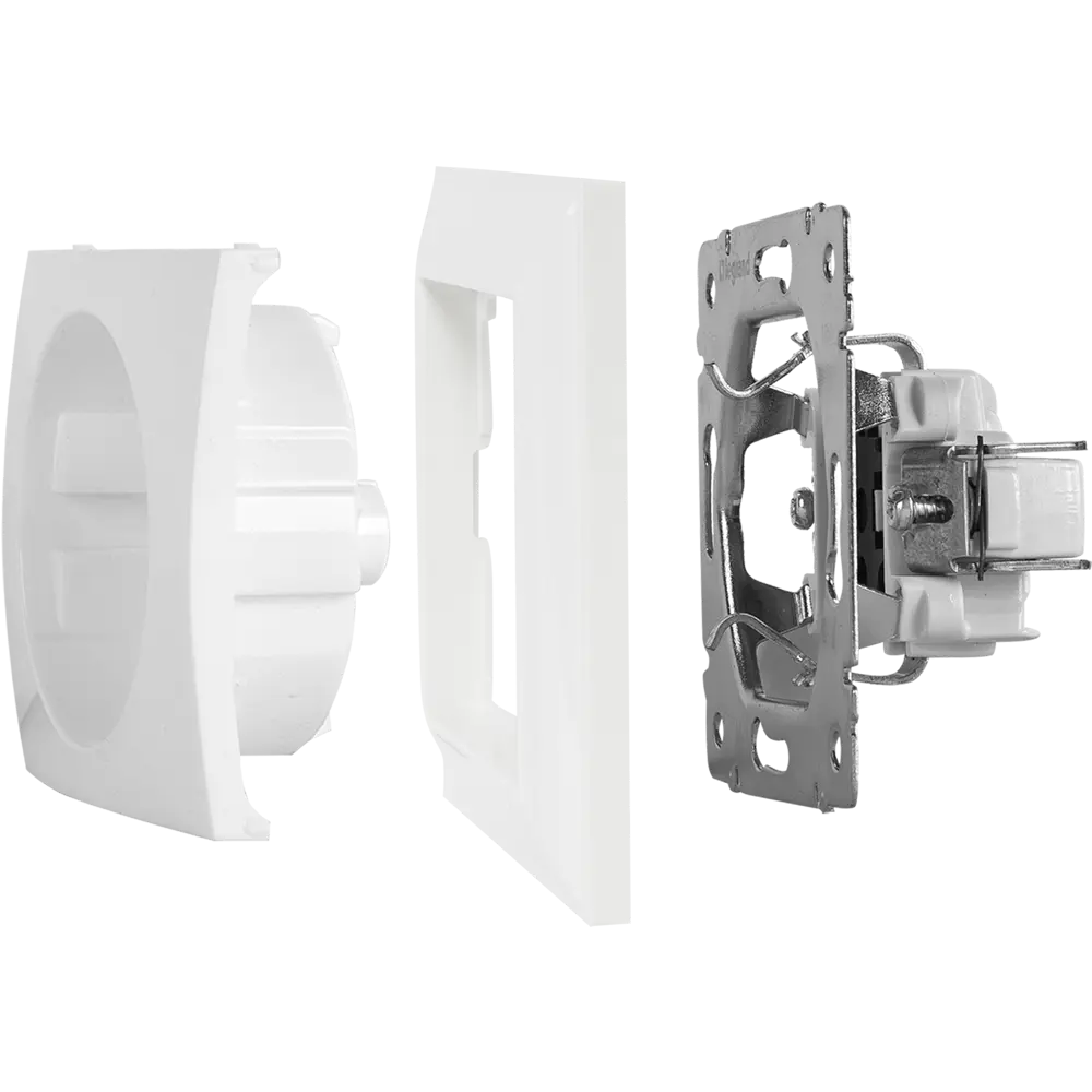 Legrand Valena Classic: розетка с защитными шторками и заземлением, белая 82127084 STLM-0019936 - Вид №5
