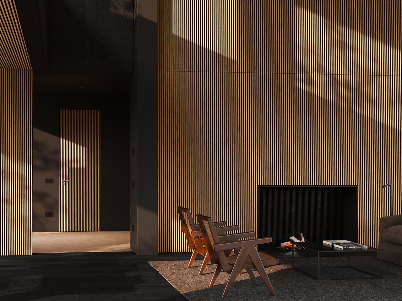 Облицовка / обшивка из предварительно сложенного дерева Corà PLISSÈ ARCH-00049848 - Вид №1