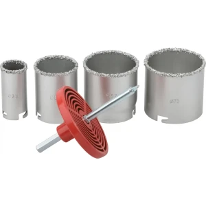 Набор коронок по кафелю Fit 16499 33-73 мм 4 шт.