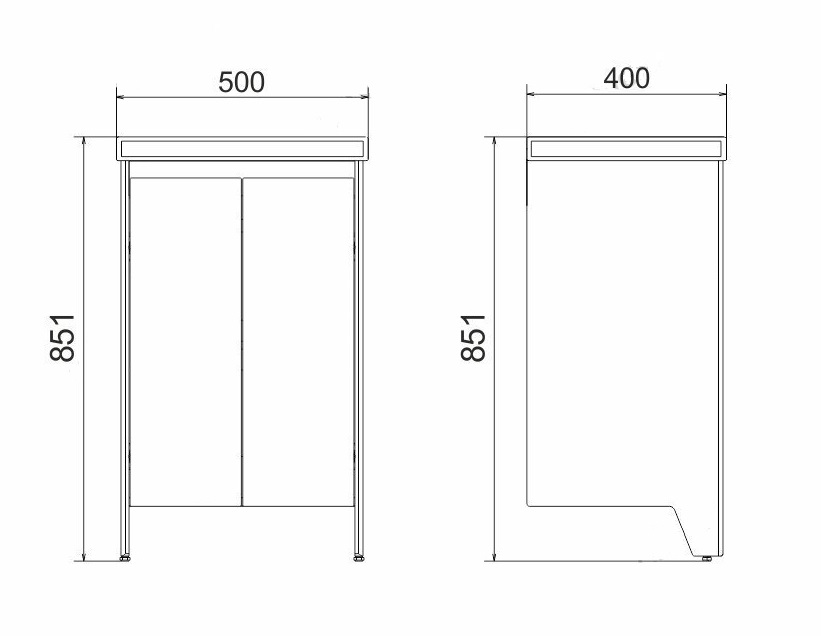 tnKLA.50.2D-617.217 Тумба под раковину Velvex Klaufs Santreyd  - Вид №1