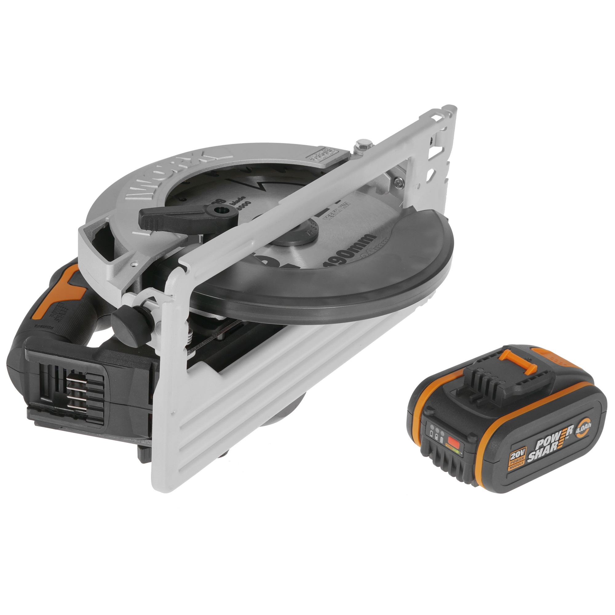 Пила дисковая Worx WX520 PowerShare 20V 5325134 STDN-0048247 - Вид №6