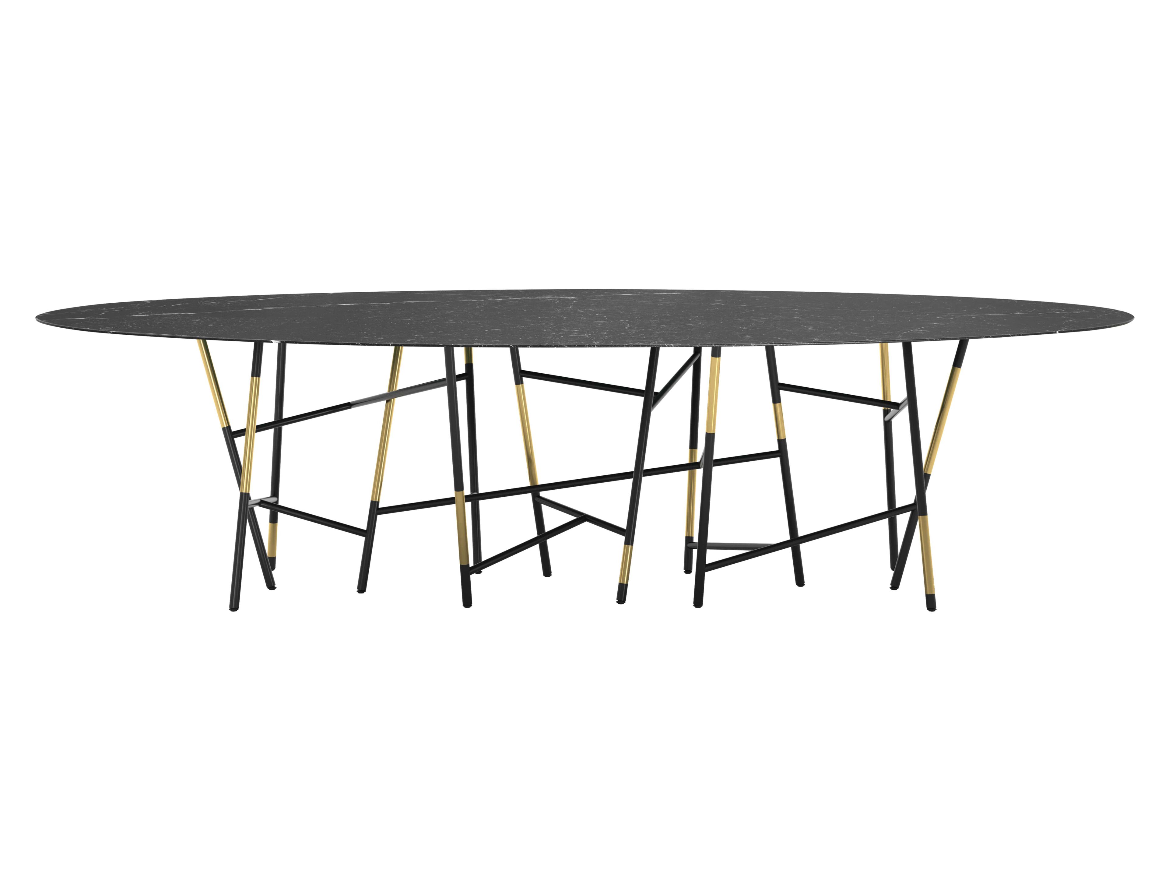 Мраморный обеденный стол CAPPELLINI MILLEPIEDI ARCH-00101872