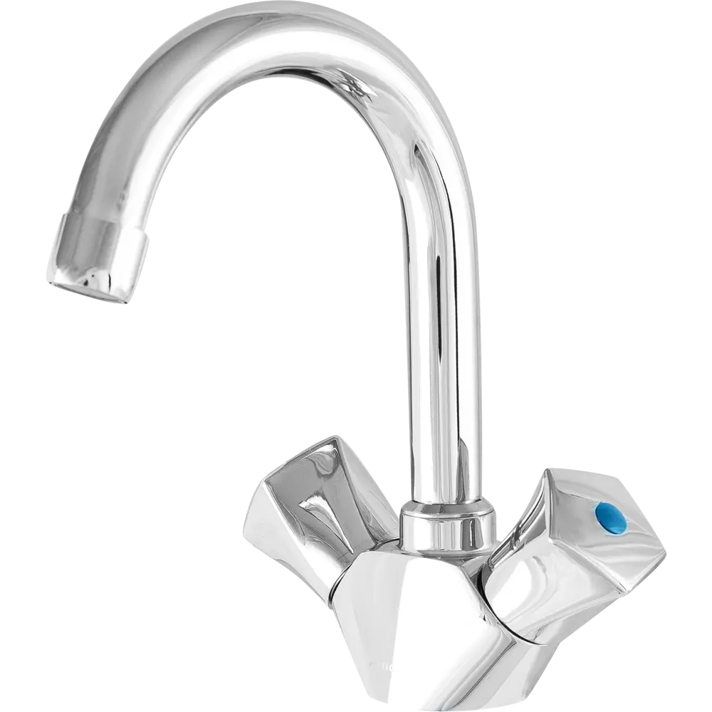 Смеситель для раковины Vidima Life BA358AA двухвентильный цвет хром STLM-2007951