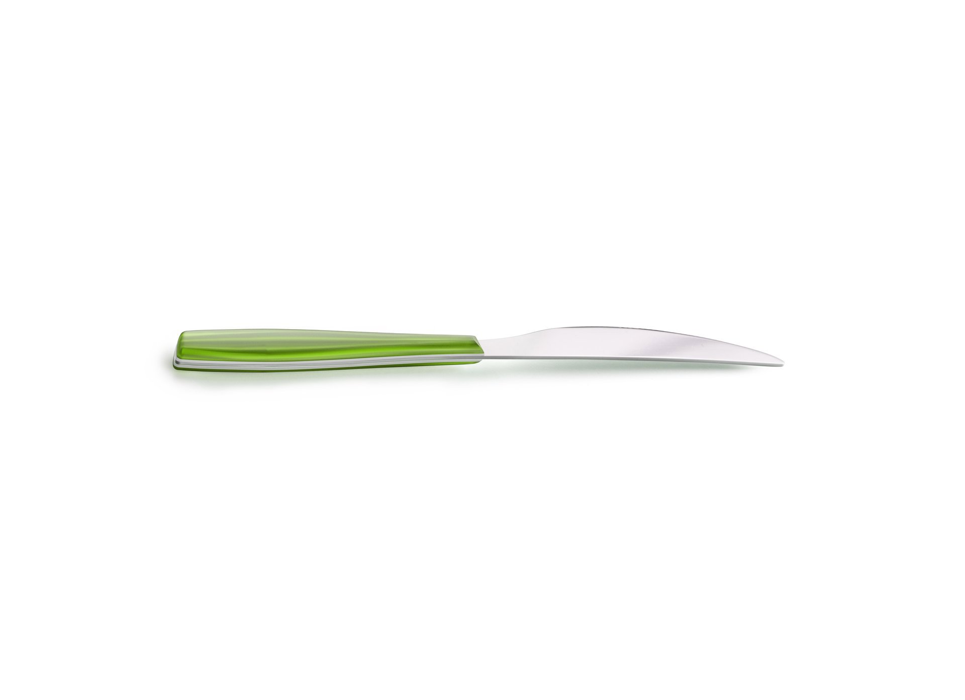 90142940 Нож столовый WAVE с пластиковой ручкой зеленый 7506_3 2 шт STLM-0115890 EME POSATERIE