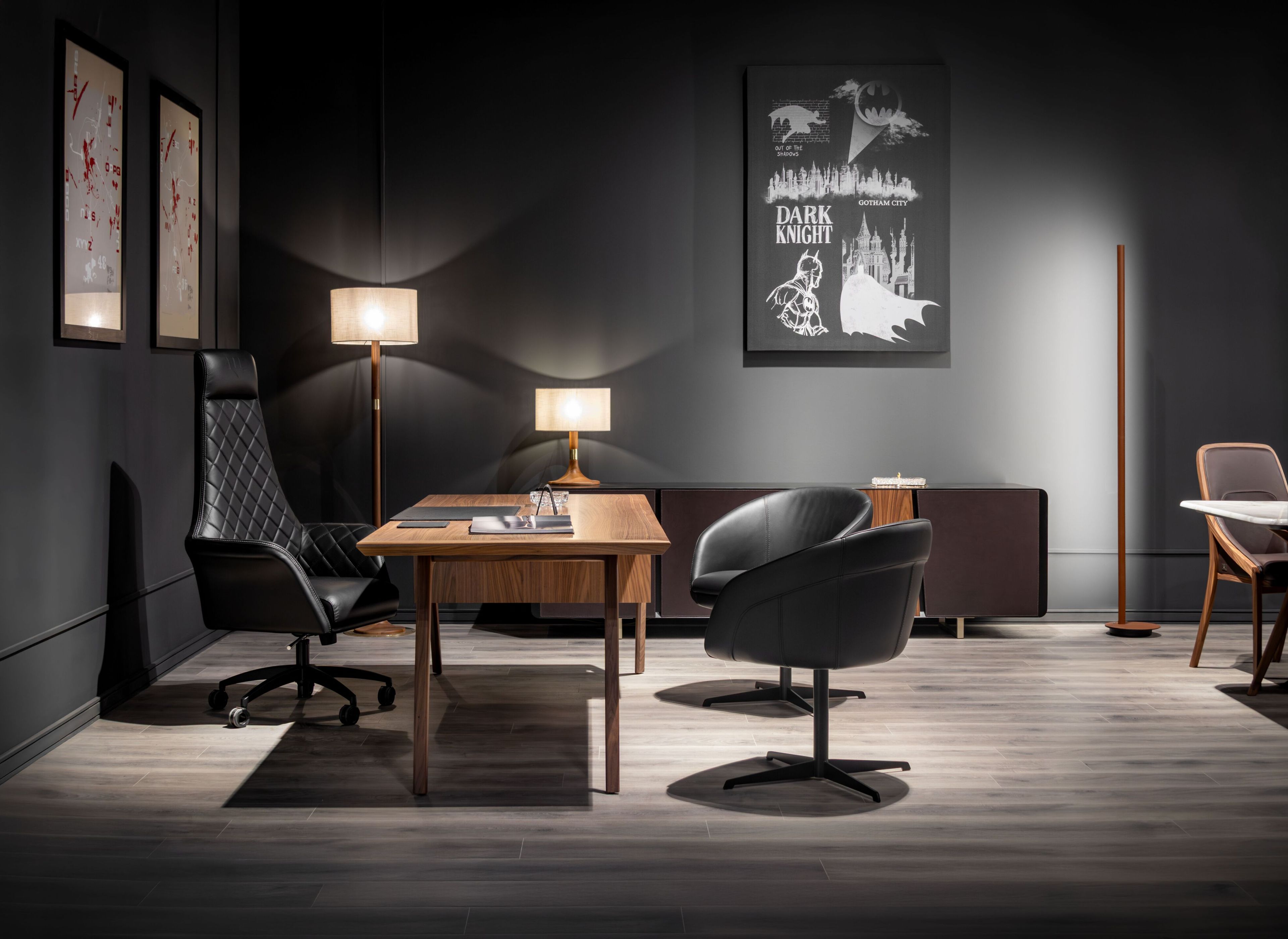 Деревянный прямоугольный стол с ящиками Wayne Enterprises Home Collection WE-026 ARCH-00136440 - Вид №5