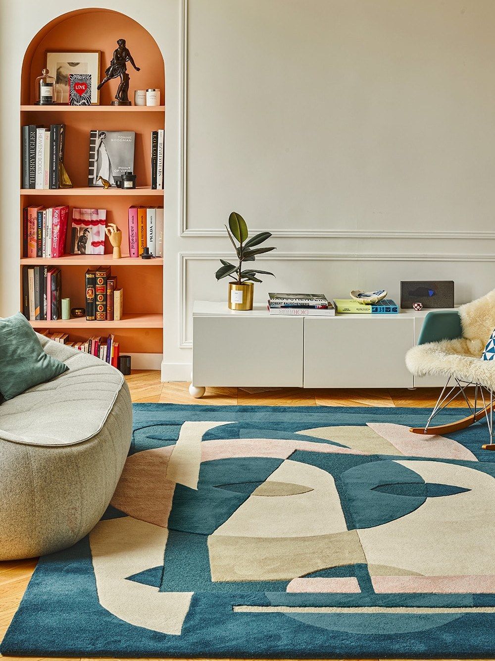 Прямоугольный ковер ручной работы из шерсти Toulemonde Bochart The Designers ARCH-00078472 - Вид №2