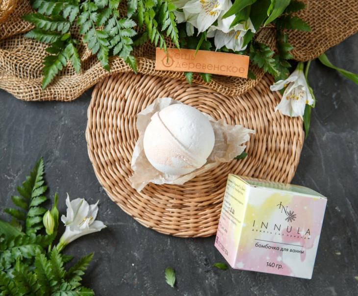 6157 Бомбочка для ванны "Персик" Вкусляндия  - Вид №1