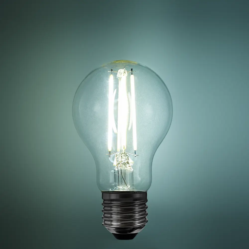 Лампа светодиодная Osram А E27 220/240 В 6 Вт груша 806 лм холодный белый свет STLM-2104184 - Вид №2