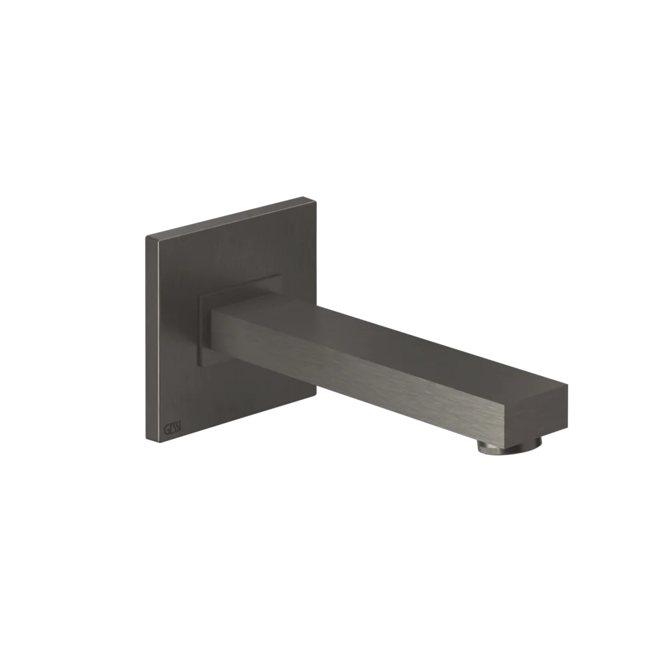 Носик для ванны 20121 707 Gessi Rettangolo k ЧЕРНЫЙ МЕТАЛЛ BR. PVD 20121707