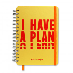 548737 Планер "I have a plan" Yellow, 256 страниц Orner