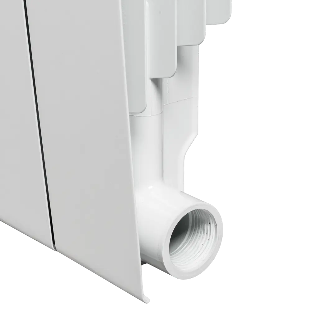 Радиатор Vittoria Плюс 500/87 6 секций боковое подключение биметалл белый Royal Thermo STLM-2106259 - Вид №4