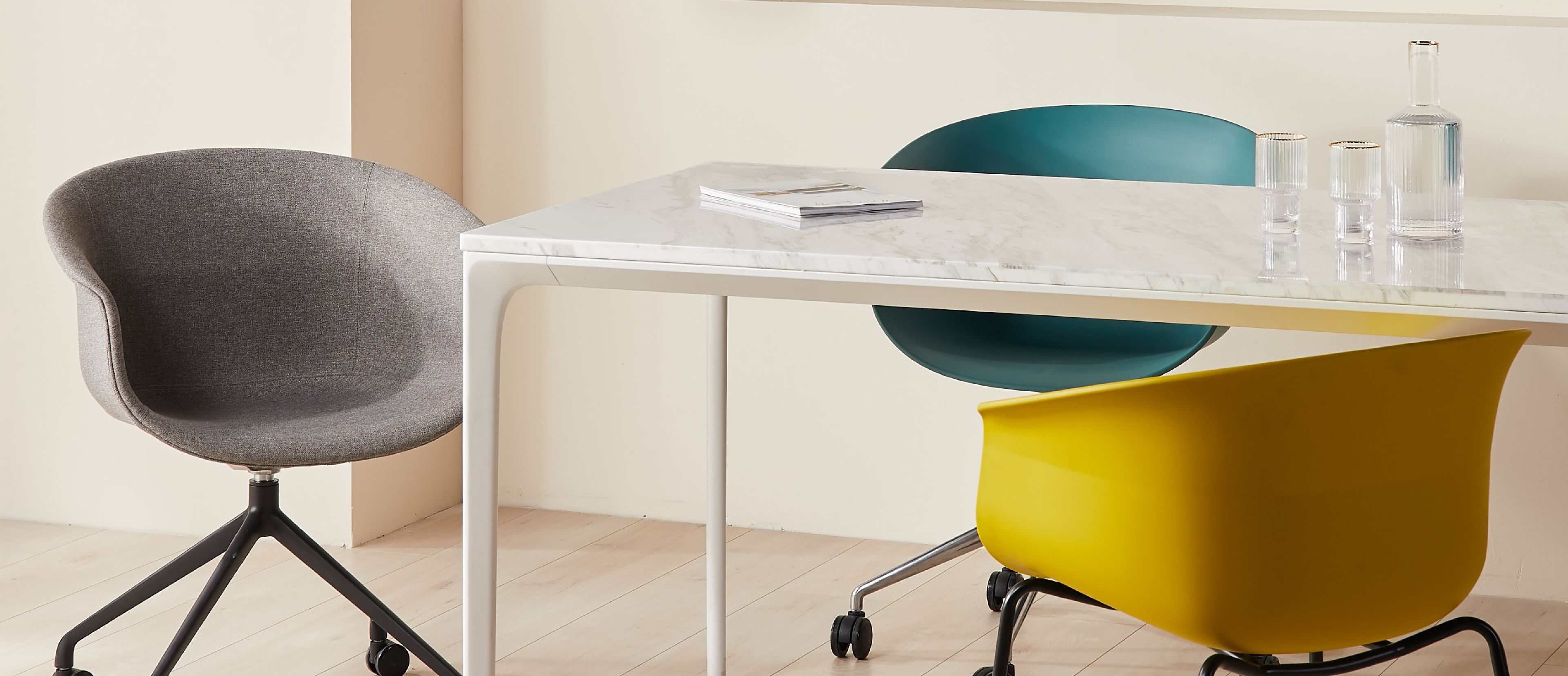 Вращающееся офисное кресло из полипропилена с 5 спицами Grado Design ARCH-00150647 - Вид №4