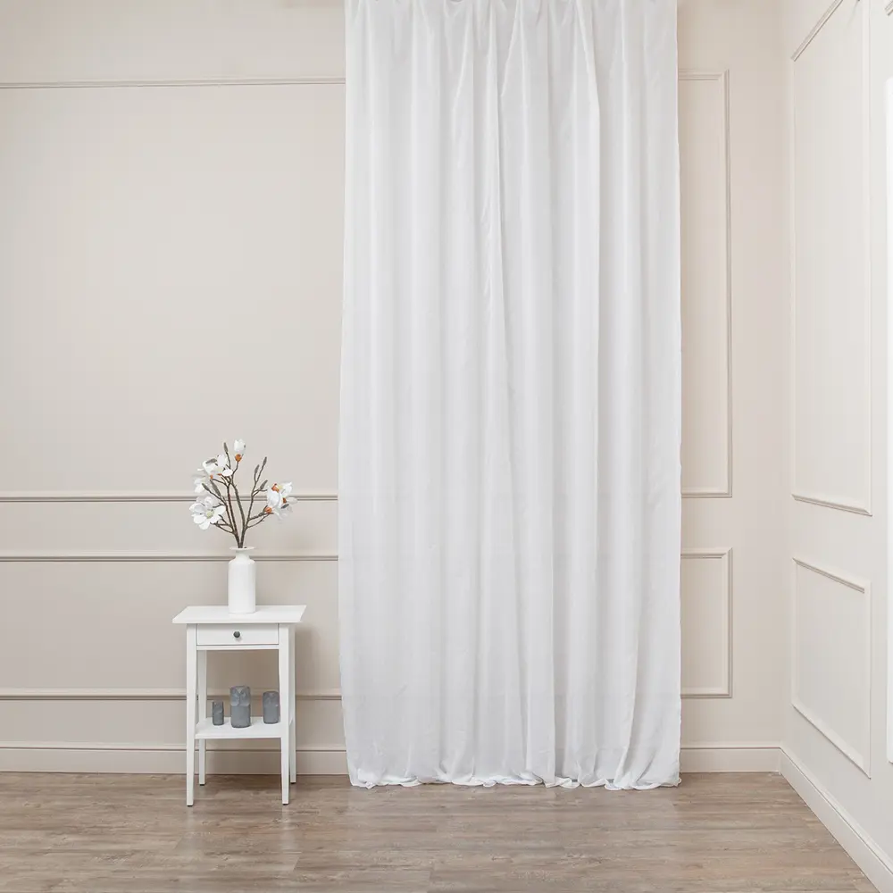 Тюль 1 м/п Batist 1 батист 330 см цвет молочный TEX REPUBLIC STLM-2171011