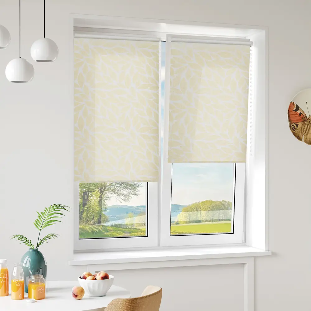 Штора рулонная Форли 120x160 см молочная MIAMOZA STLM-2059706 - Вид №2