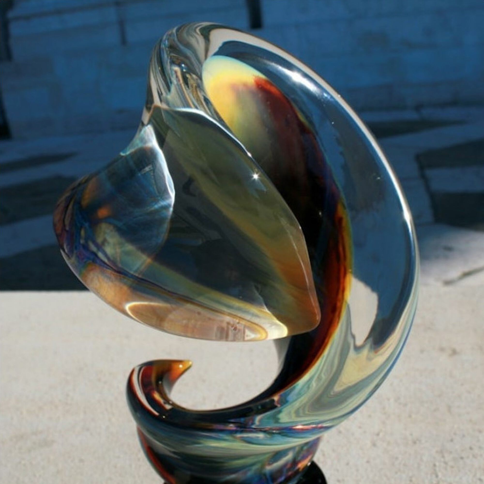 Абстрактная скульптура ручной работы из муранского стекла YourMurano абстрактные скульптуры ARCH-00131376 - Вид №1