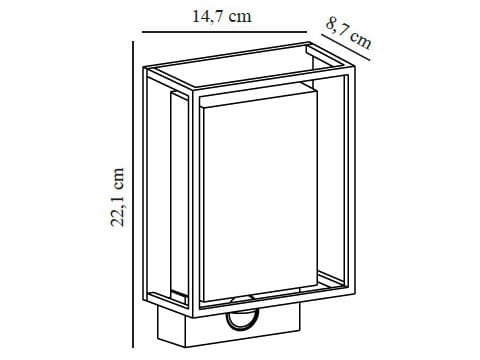 Алюминиевый и пластиковый наружный настенный светильник Nordlux Nestor ARCH-00119276 - Вид №4