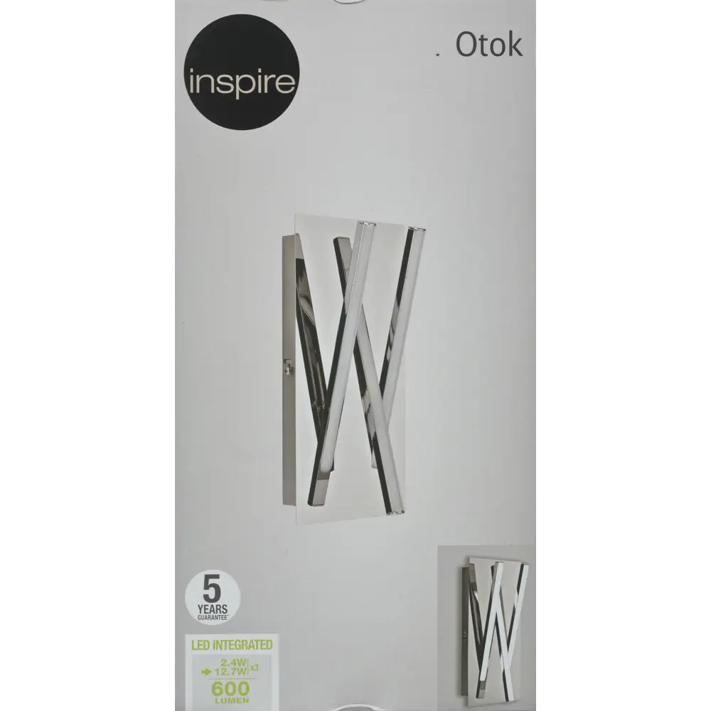 Бра светодиодное Otok, цвет хром INSPIRE STLM-2041095 - Вид №5