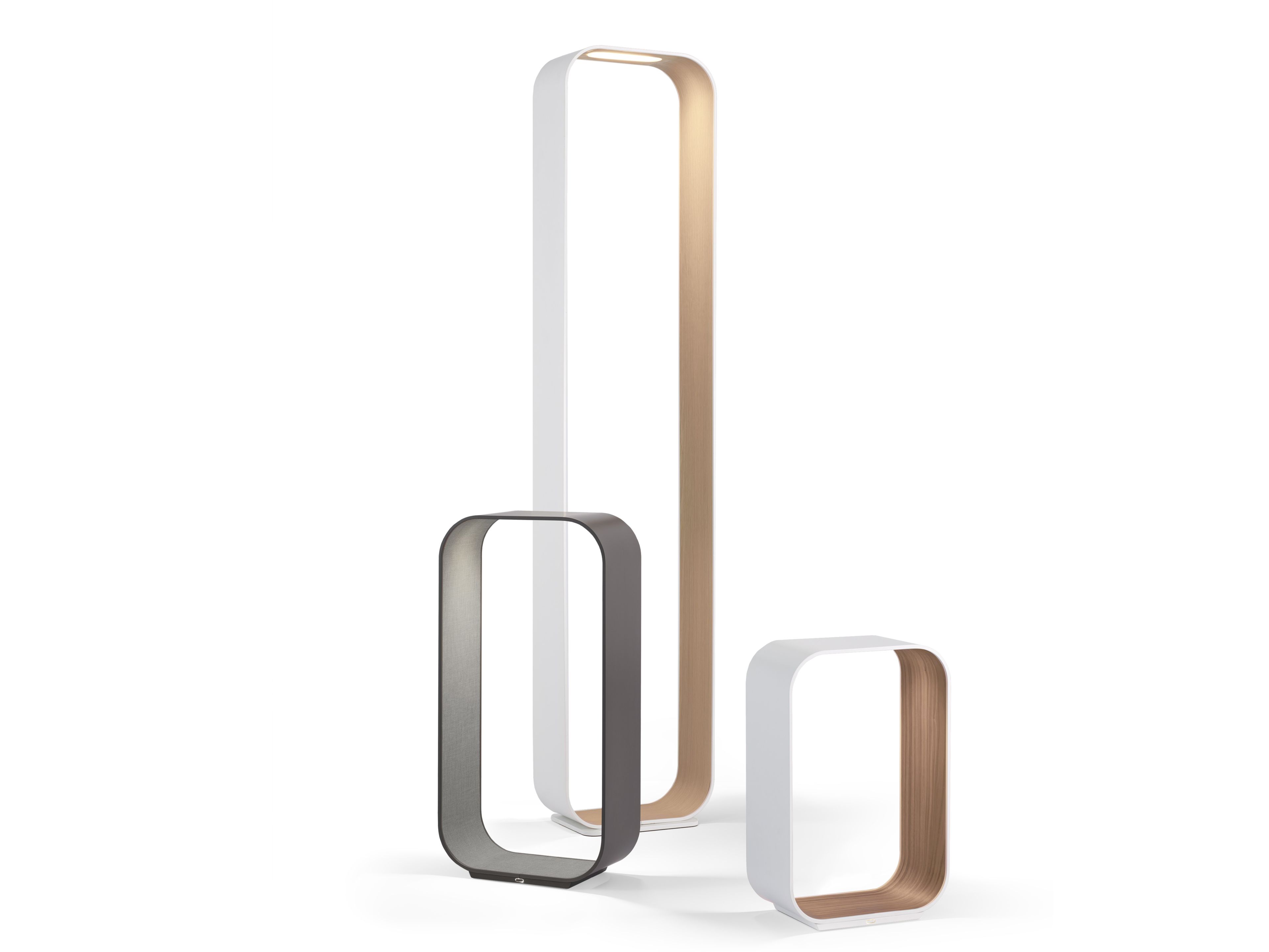 Алюминиевая и деревянная светодиодная настольная лампа с USB-зарядкой Pablo Designs Contour ARCH-00088024 - Вид №6