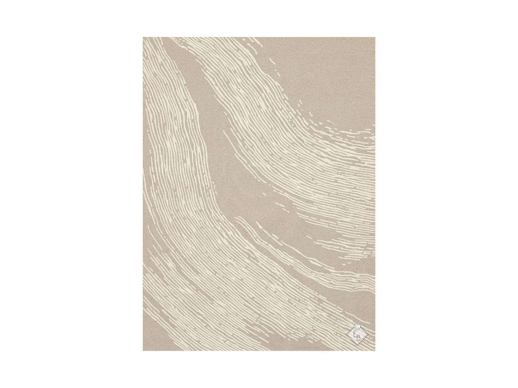 Прямоугольный ковер ручной работы Edition Bougainville текстура ARCH-00085772 - Вид №1