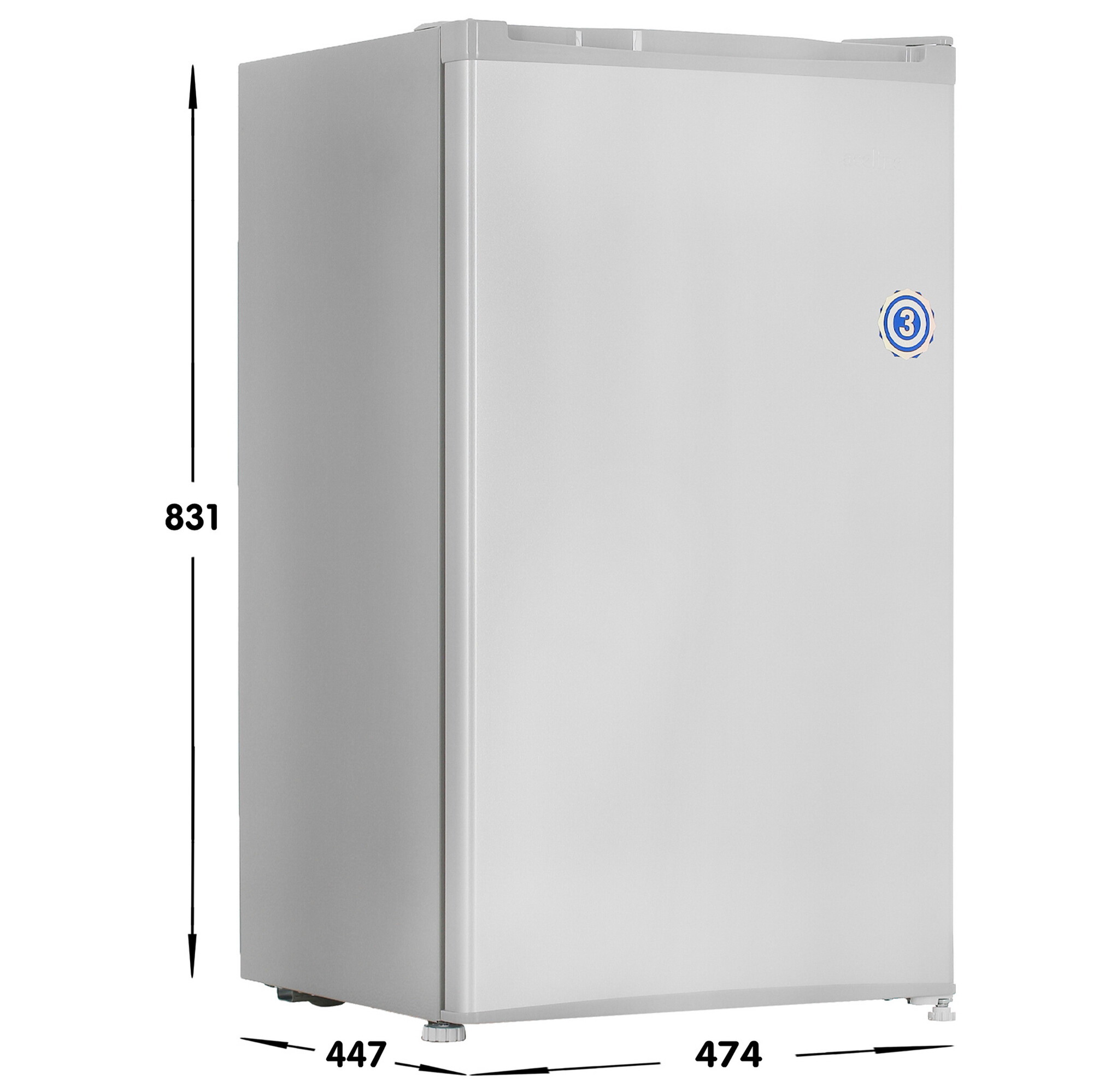 5095271 Холодильник компактный   Aceline S201AMG серебристый STDN-0095748 - Вид №7