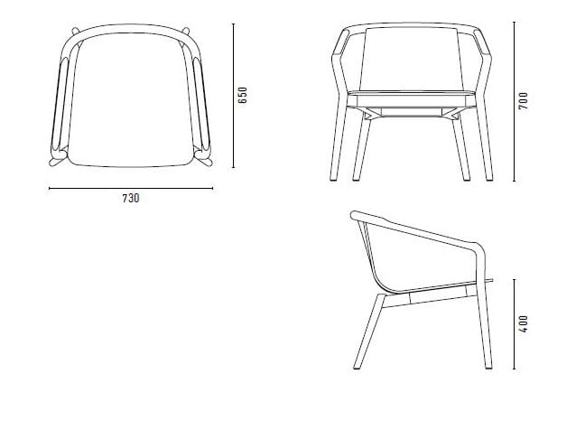 Ясень стул с подлокотниками SP01 Thomas ARCH-00055099 - Вид №4