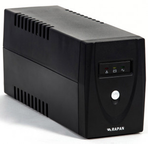 RAPAN-UPS 800 power supply 220 v 800va / 480w meander with battery 7 ah interactive Бастион