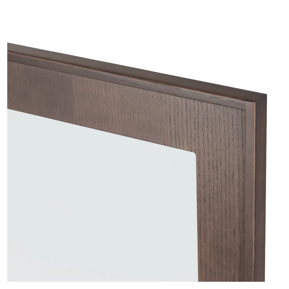 Фасад-витрина кухонного шкафа Шуя К 39.7x76.5 см KONSENSA стекло цвет темное дерево STLM-2176121 - Вид №3