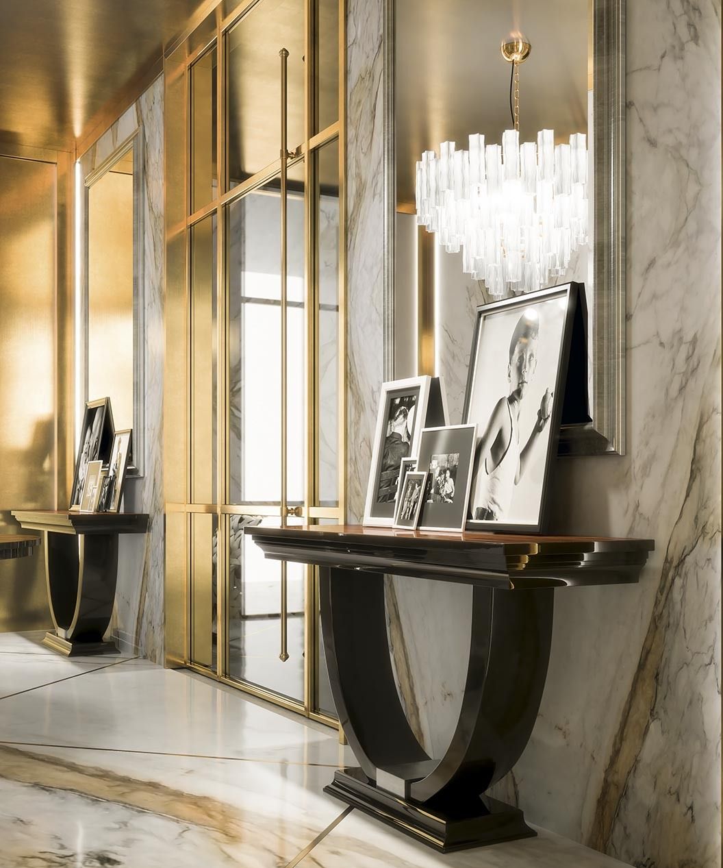 Прямоугольная консоль из шпона GUERRA VANNI Оскар ARCH-00047634 - Вид №1