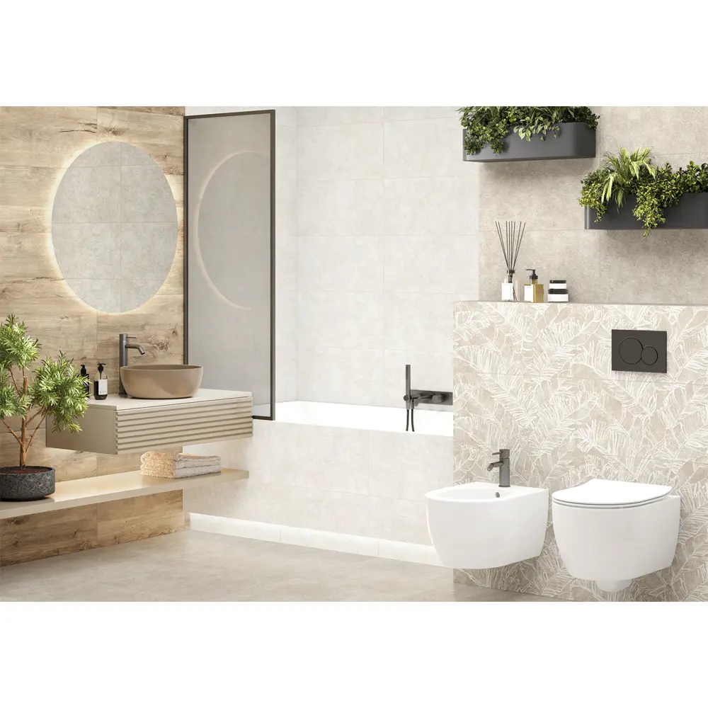 Настенная плитка Alma Ceramica Fiero 14 30x60 см 1.98 м² матовая цвет бежевый STLM-2104705 - Вид №3