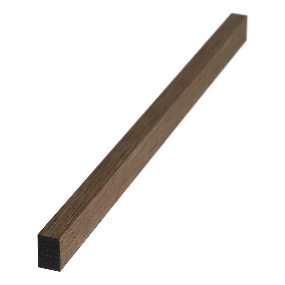 Рейка настенно-потолочная полистирол ударопрочный Decor-Dizayn 611-83 вишня 20x30x3000 мм 85473622 STLM-2156290  - Вид №2