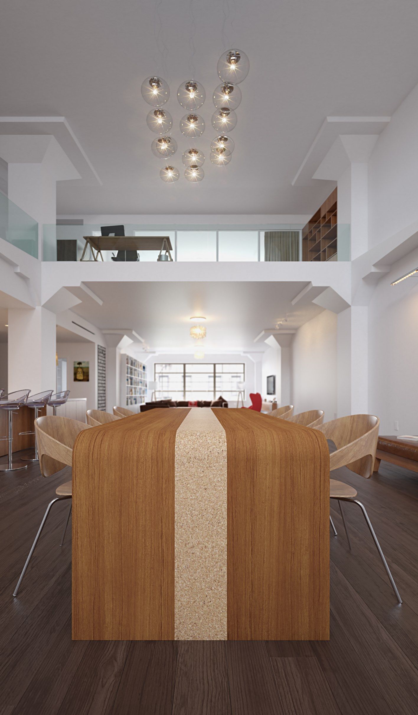 Деревянный прямоугольный стол OTQ MESA ARCH-00109306 - Вид №2