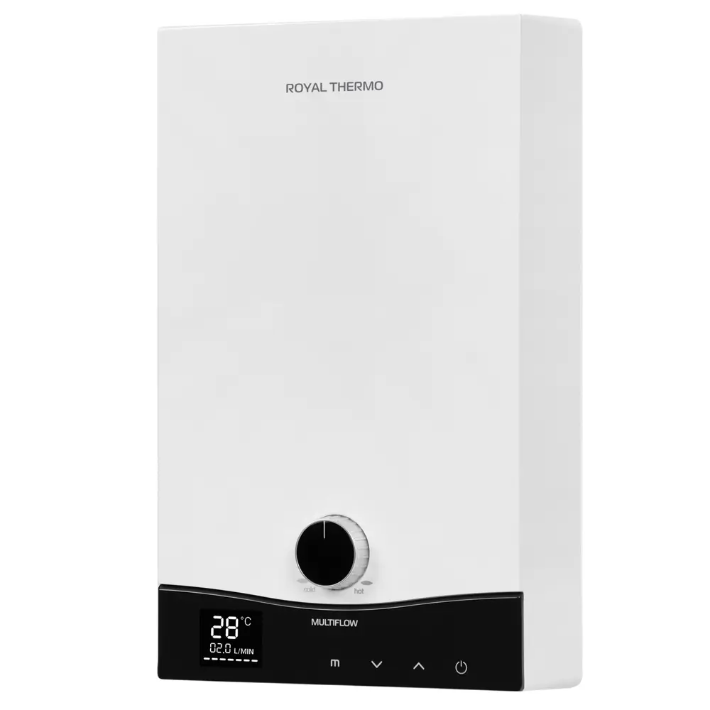Проточный водонагреватель электрический Royal Thermo NPX 8 Multiflow 8.8 кВт бело-черный STLM-2134036