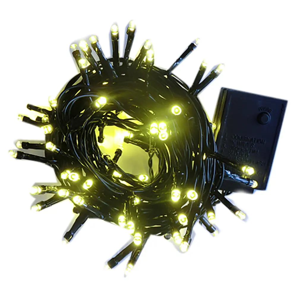 Электрогирлянда-шнур жёлтая 100 ламп, для улицы Santreyd STLM-2057362