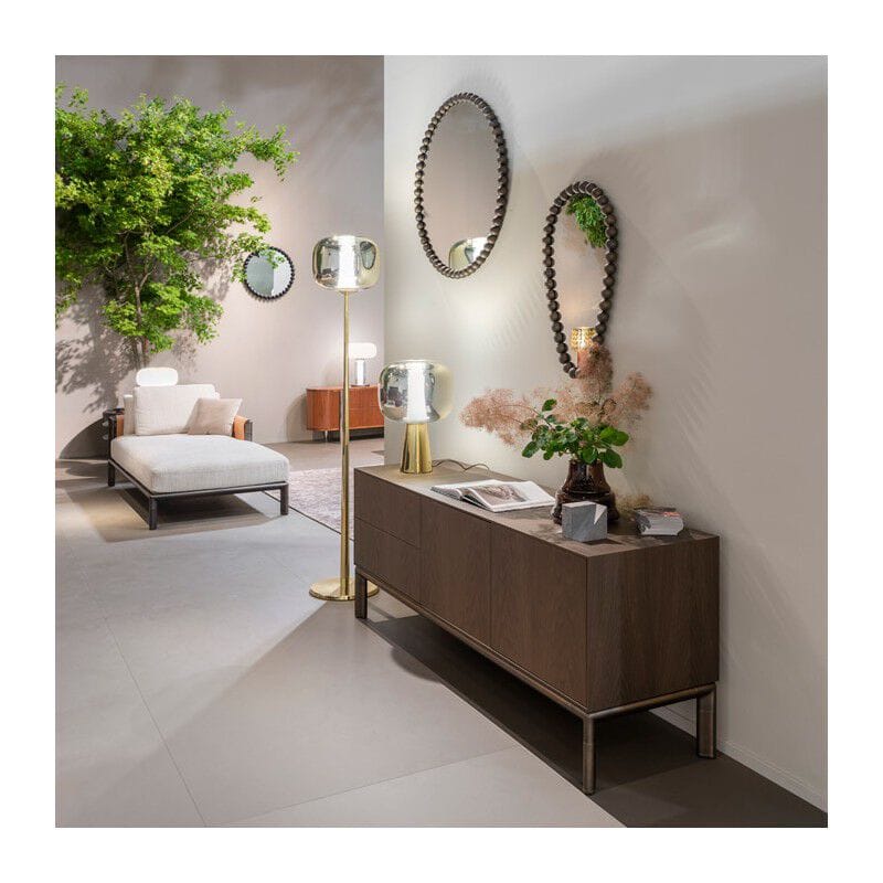 Латунное круглое зеркало с рамкой GHIDINI1961 драгоценный камень ARCH-00060882 - Вид №4