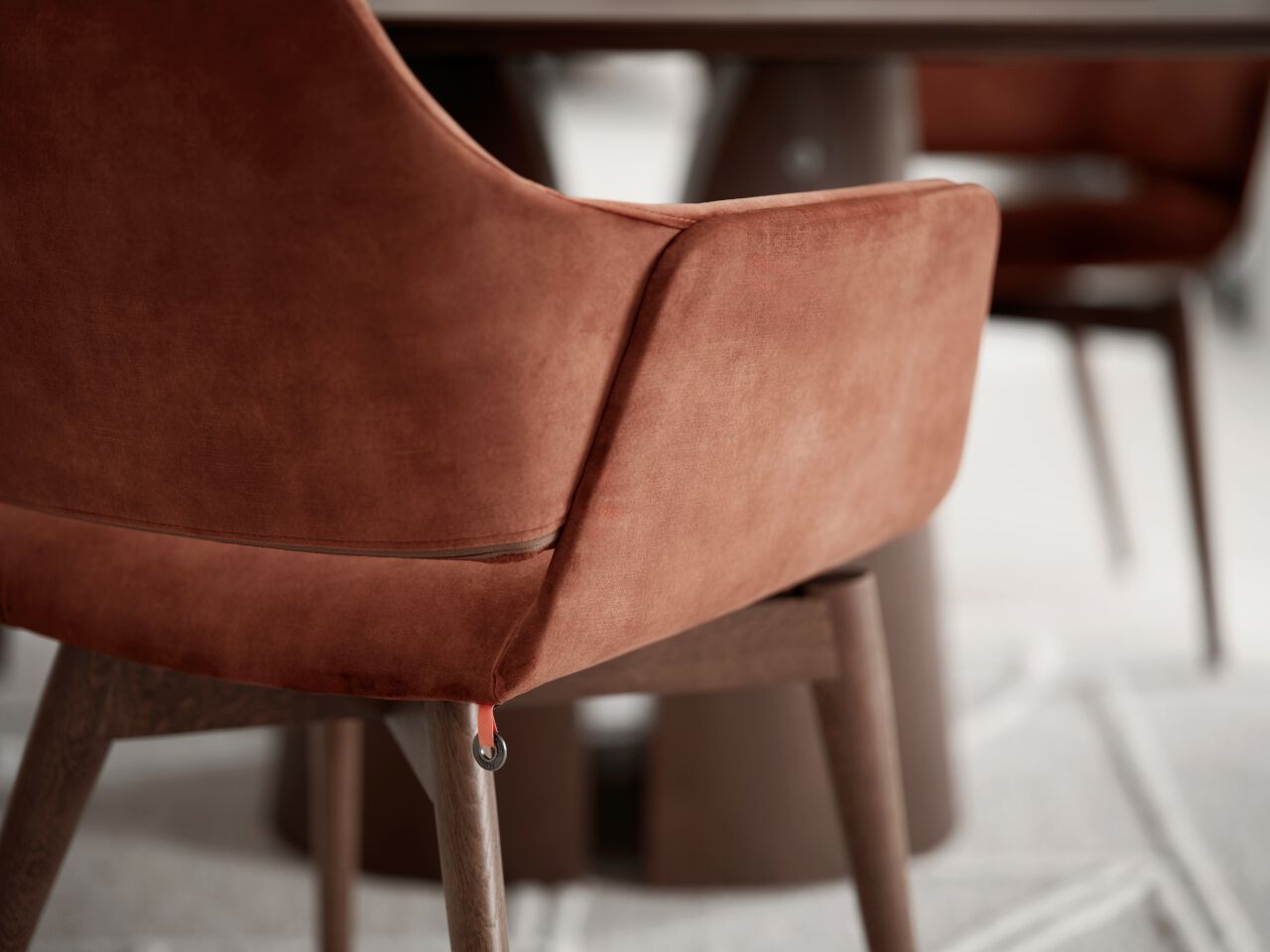 Мягкий стул из ткани без подлокотников Mobitec Lotus ARCH-00054260 - Вид №4