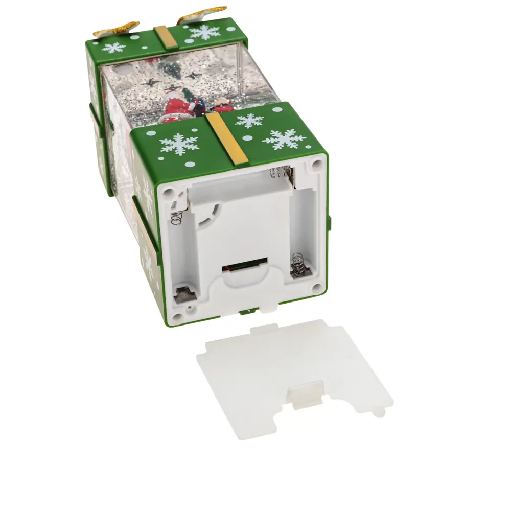 89380293 Электрогирлянда - фигура Подарок для дома 2 лампы 19 см зеленый STLM-1324610 Santreyd  - Вид №4