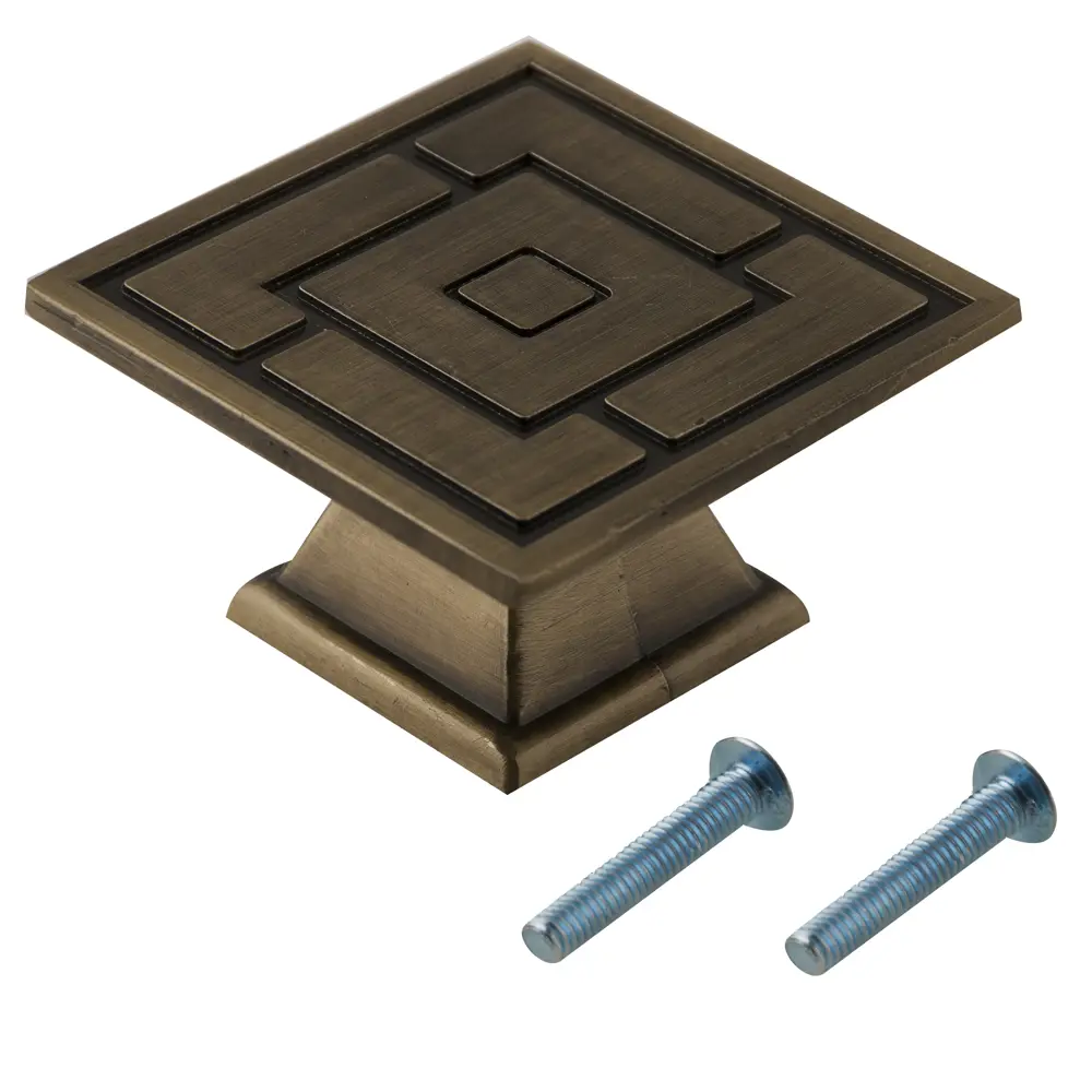 Мебельная ручка-кнопка Kerron бронза STLM-2050873 - Вид №1