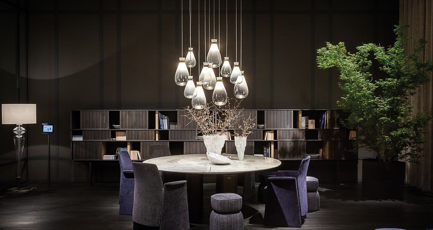 Люстра из дутого стекла Poltrona Frau коллекция-мебель и аксессуары ARCH-00041110 - Вид №5