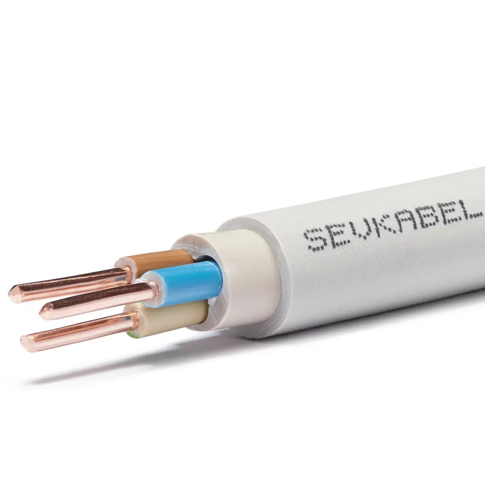 Севкабель NYM нг-LS 3x1.5: безопасный силовой кабель 50 метров 87571061 STLM-0074493 - Вид №1