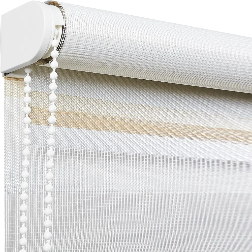 Штора рулонная день-ночь Лечче 60x160 см бежево-молочная MIAMOZA STLM-2069725 - Вид №2