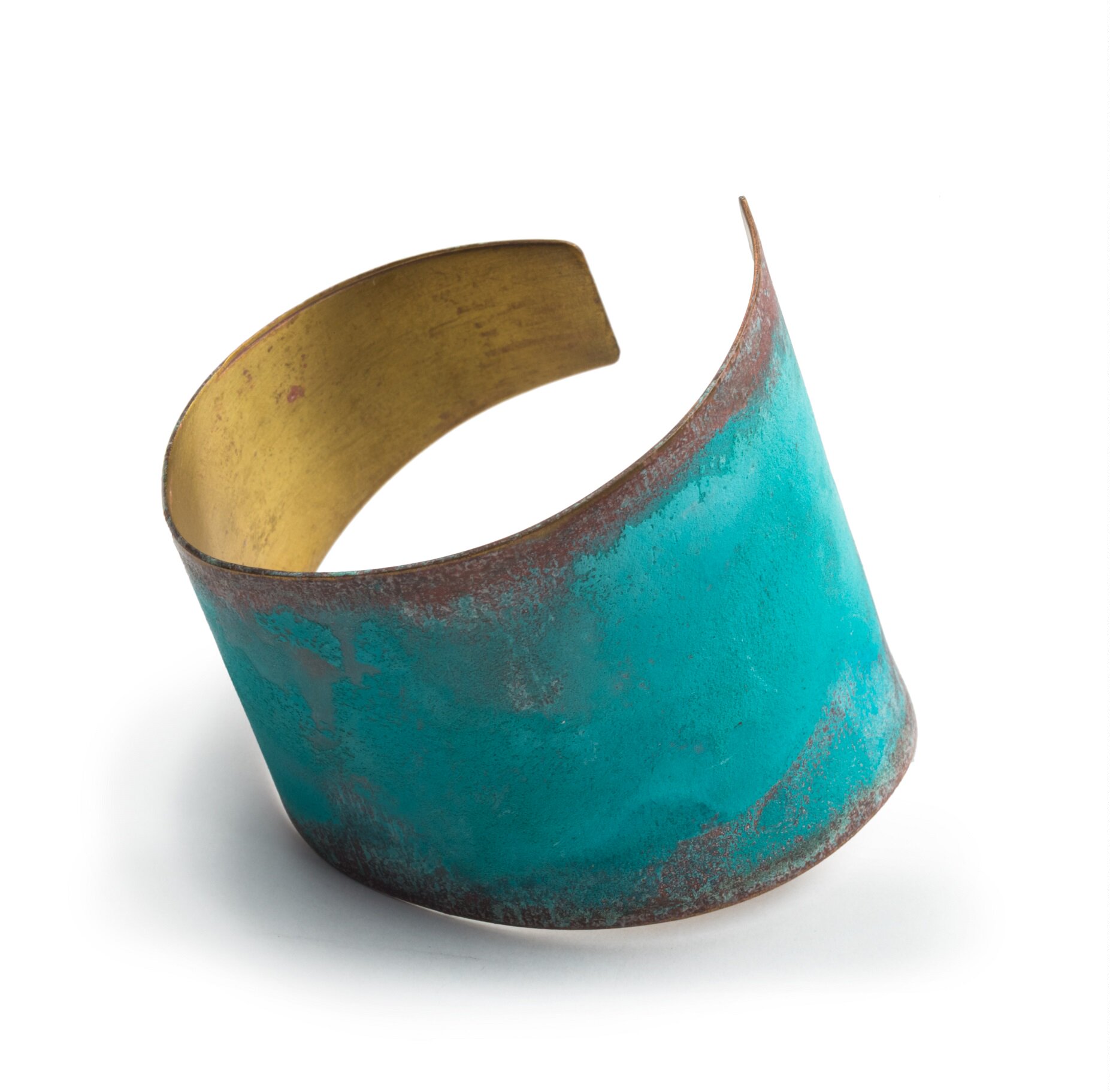 PM30 Браслет, латунь, патина бирюзовая PATI MARTIN Santreyd 