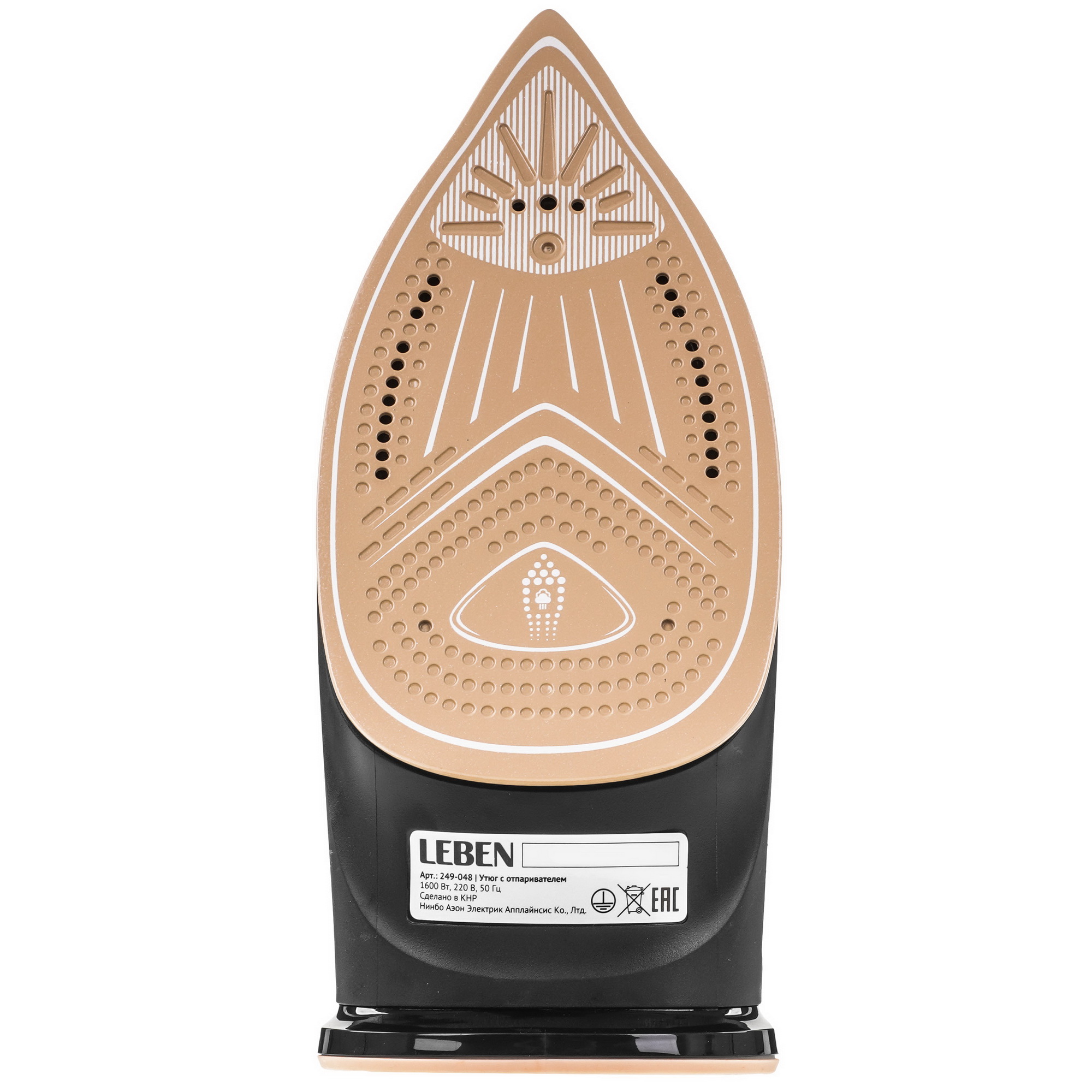 9237161 Утюг LEBEN 249-048 коричневый STDN-0137678 - Вид №3