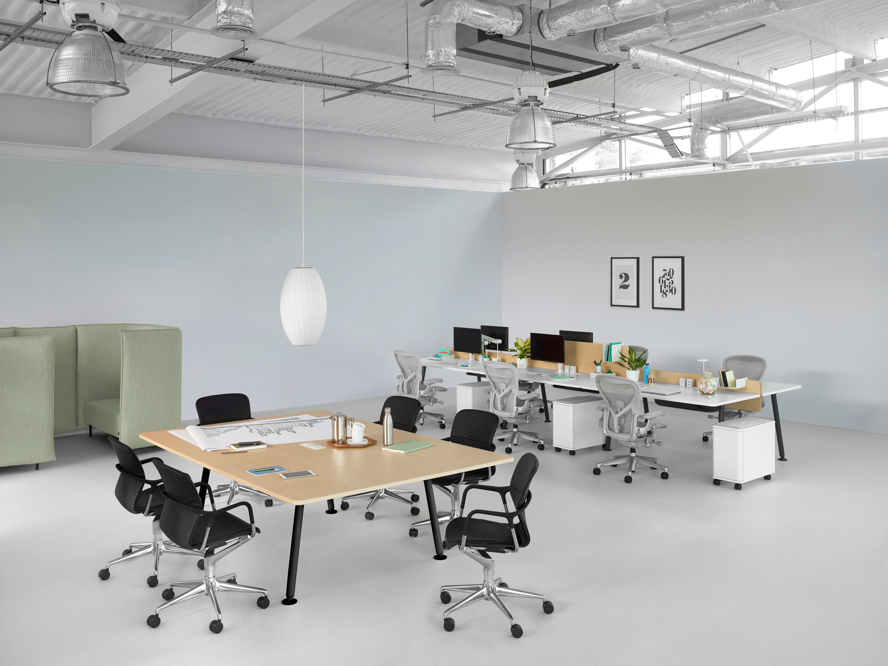 Секционный стол с регулируемой высотой Herman Miller ARCH-00020333 - Вид №11