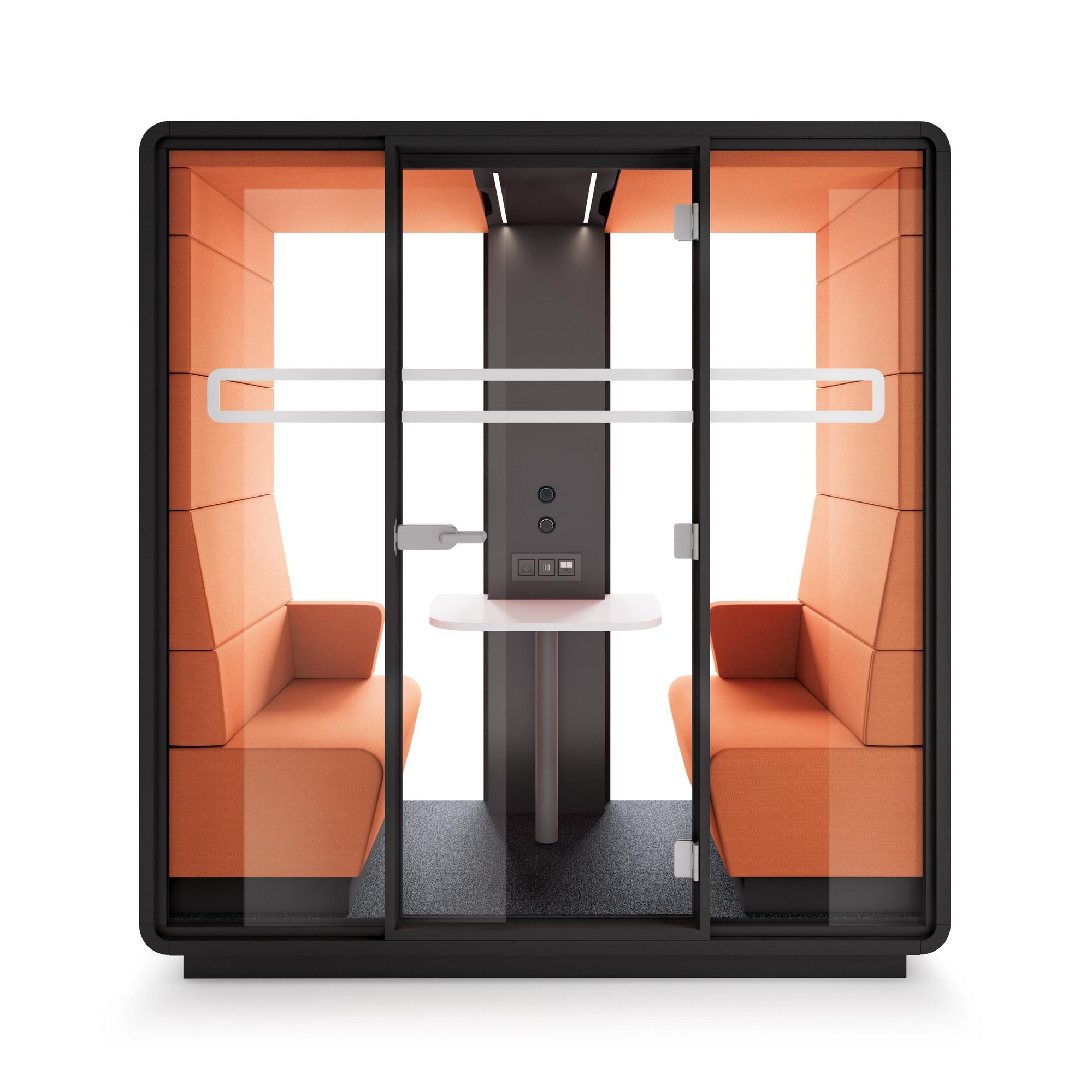 Многосторонняя акустическая офисная кабина со встроенным освещением Mikomax Smart Office Hushoffice ARCH-00086277 - Вид №39