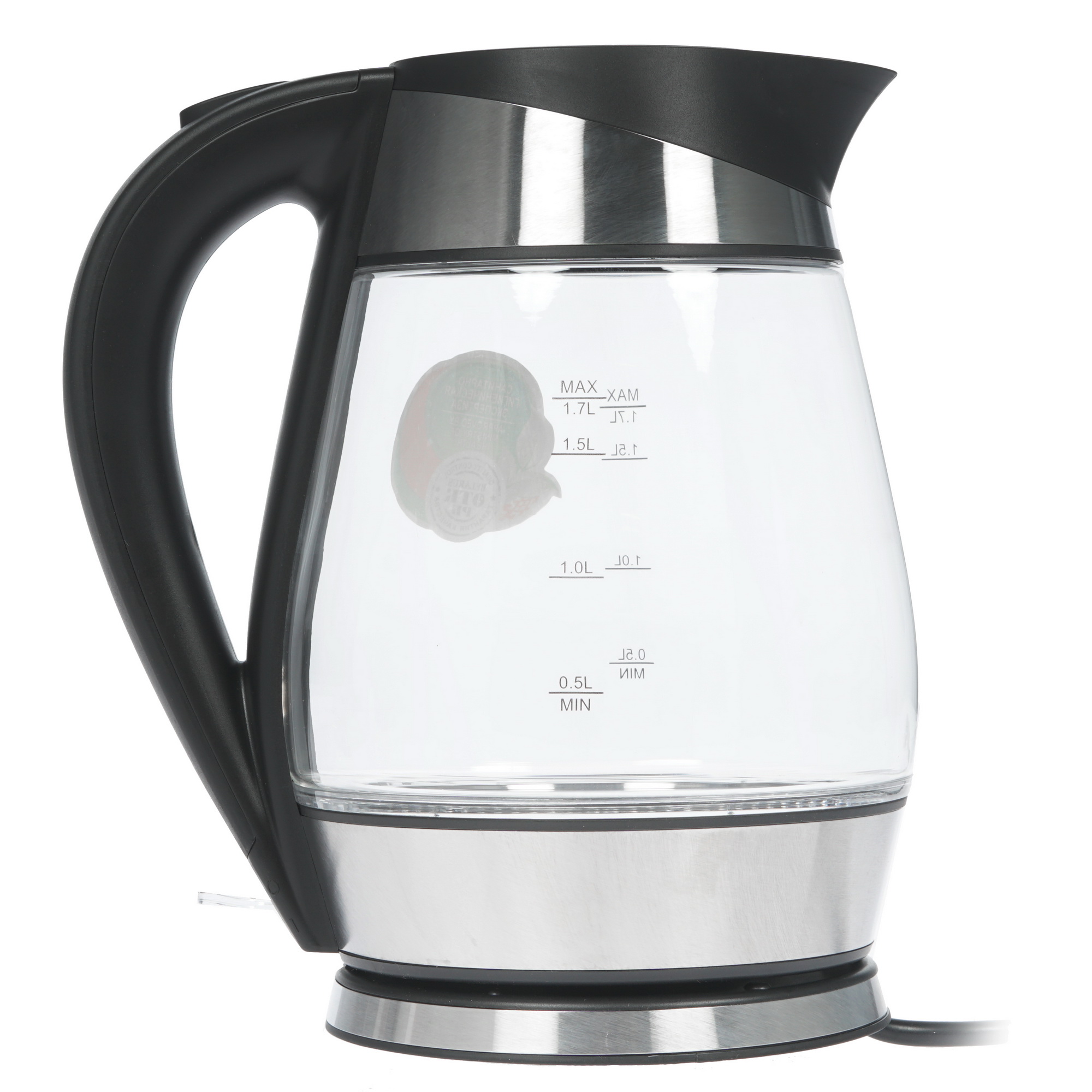 8107489 Электрочайник Aresa AR-3441 серебристый STDN-0079217 - Вид №1