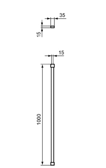 Прямая настенная опорная планка Ideal Standard i. life ARCH-00045181 - Вид №5